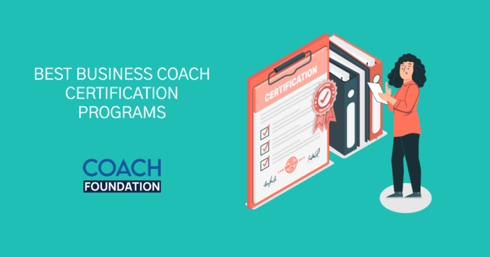 Best Business Coach Certification Programs - Coach Foundation