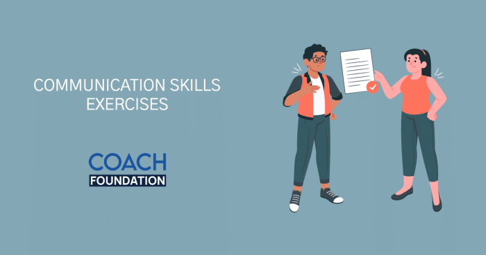 Communication Skills Exercises - Coach Foundation