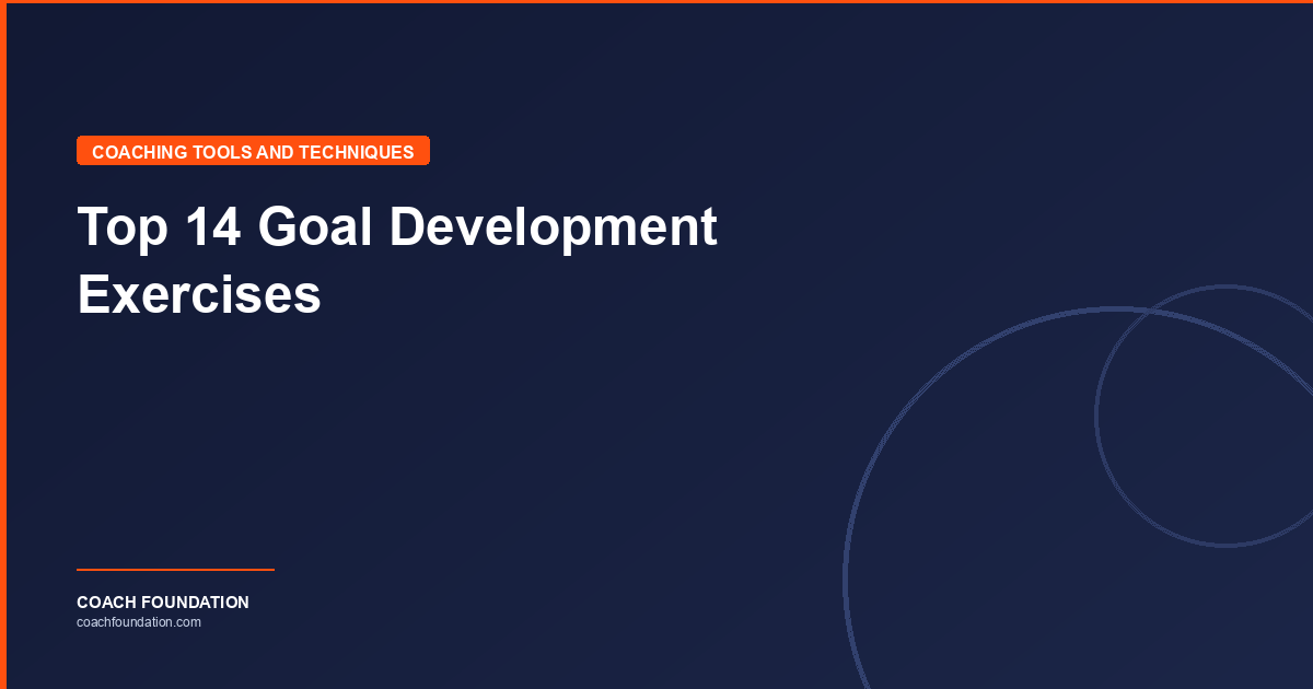 Top 14 Goal Development Exercises - Coach Foundation