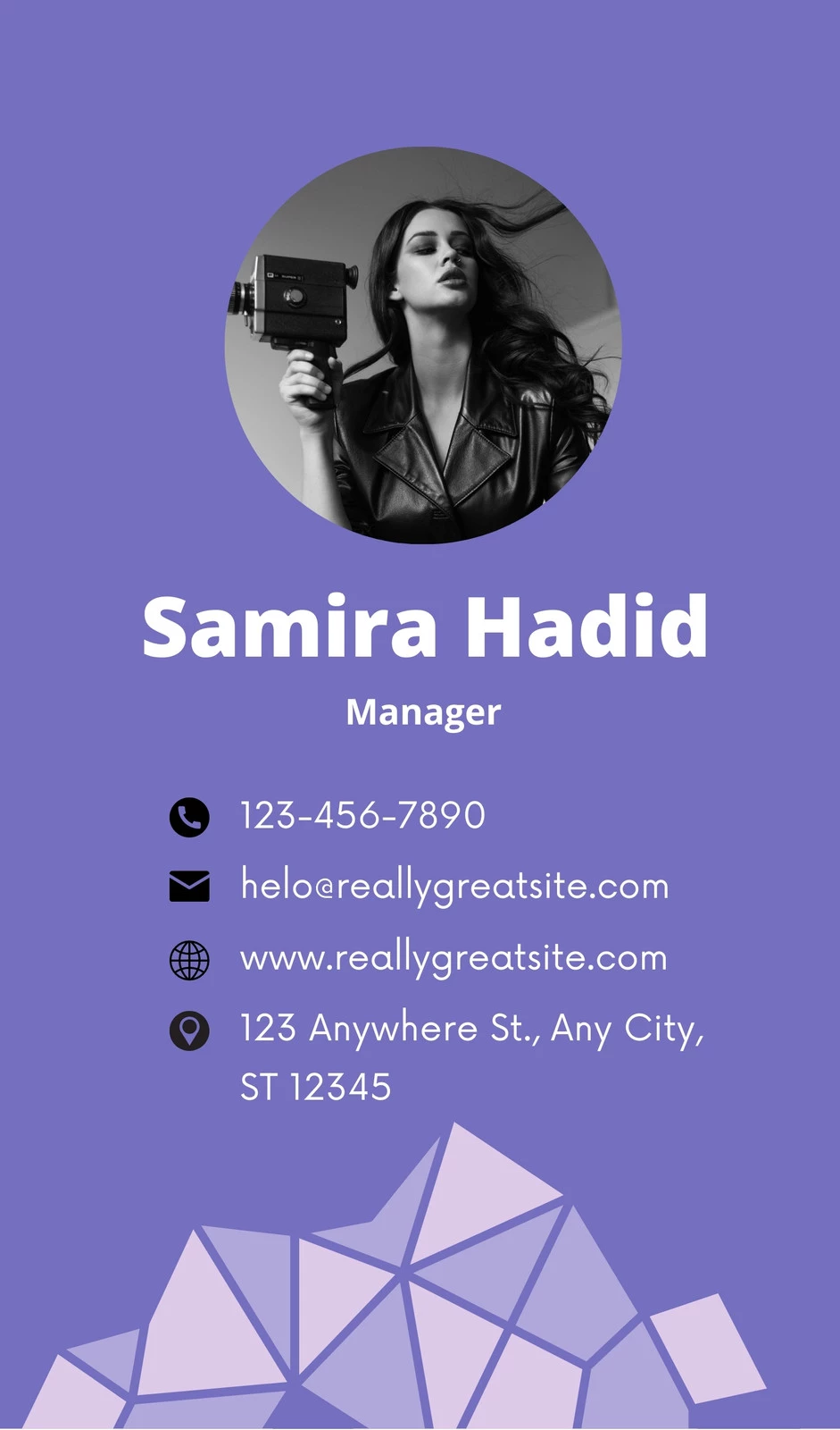 Canva Purple Geometric Business Card 6Hj5Tq09Hn8 - Coach Foundation