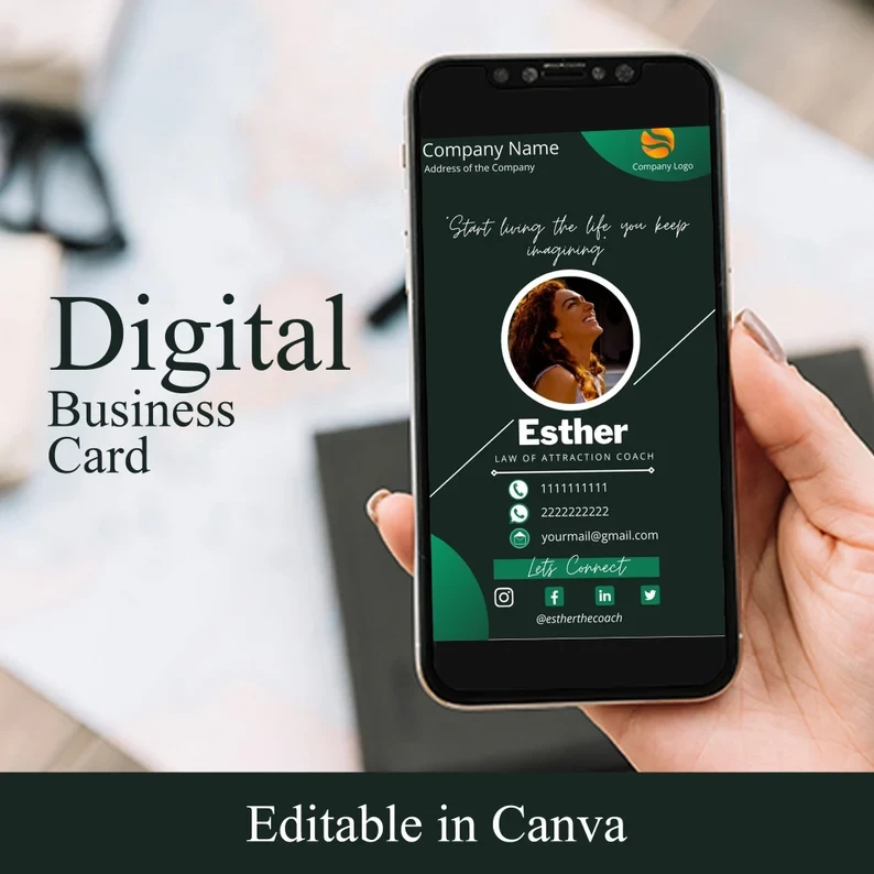 Clickable Links, Digital Card - Coach Foundation