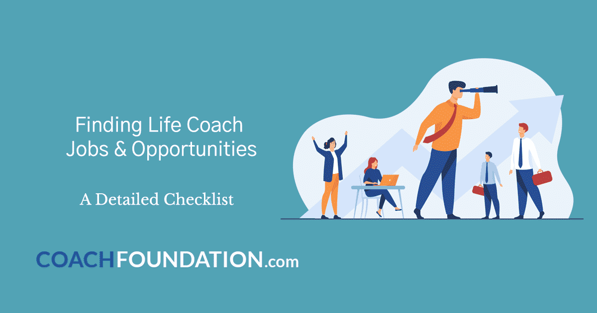 7 Best Places to Get A Life Coach Job - Coach Foundation