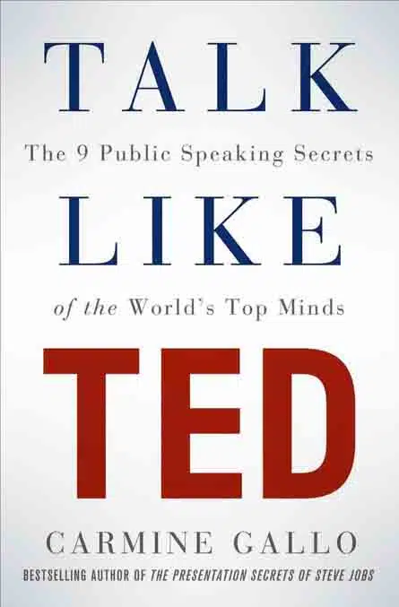 3. Talk Like TED: The 9 Public-Speaking Secrets of the World's Top Minds by CARMINE GALLO - Coach Foundation