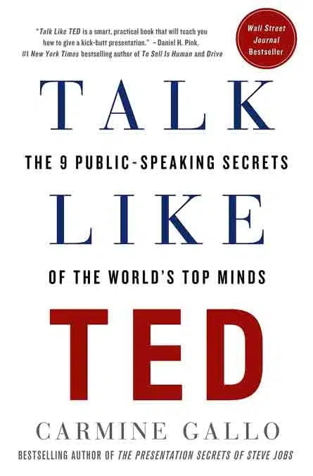 1. Talk Like Ted by Carmine Gallo - Coach Foundation