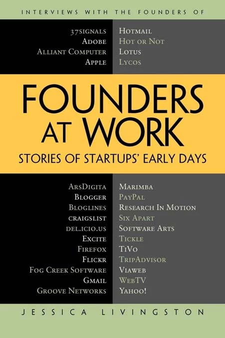Founders At Work Stories Of Startups Early Days - Coach Foundation